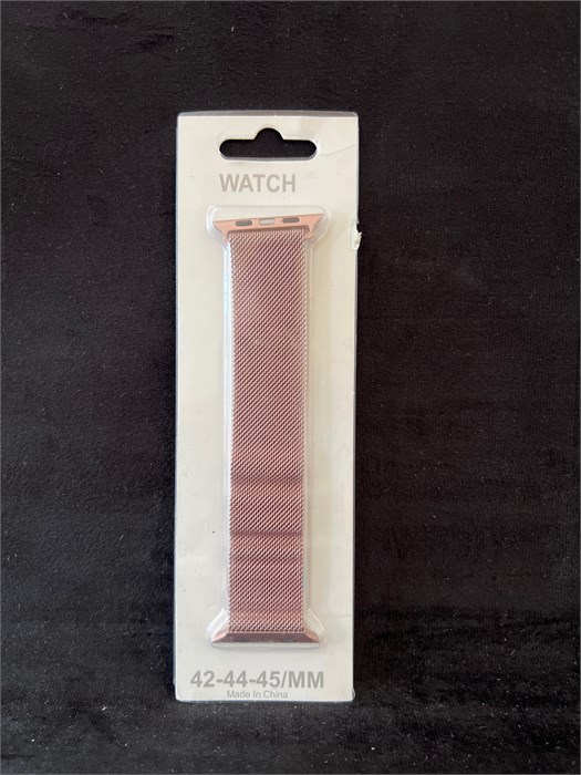 Ремешок миланское плетение ( розовый) 44-45-49mm 50c519ca-4587-11ee-0a80-034a00c70a39