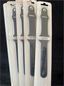 Ремешок силиконовый (черный) 38/41mm 58df0c4c-458a-11ee-0a80-043400c5209c